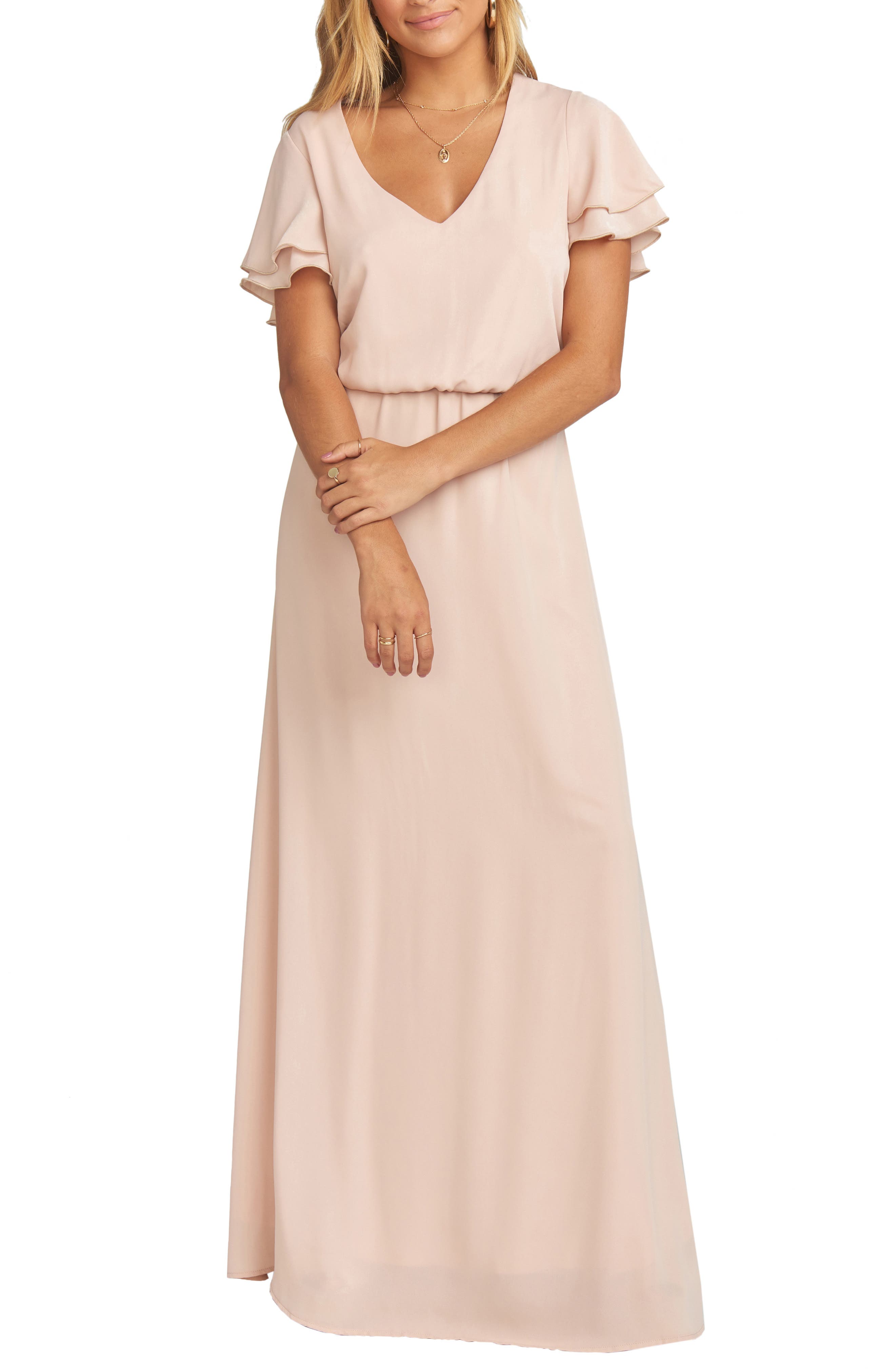 Show Me Your Mumu Michelle Maxi Dress, Pink