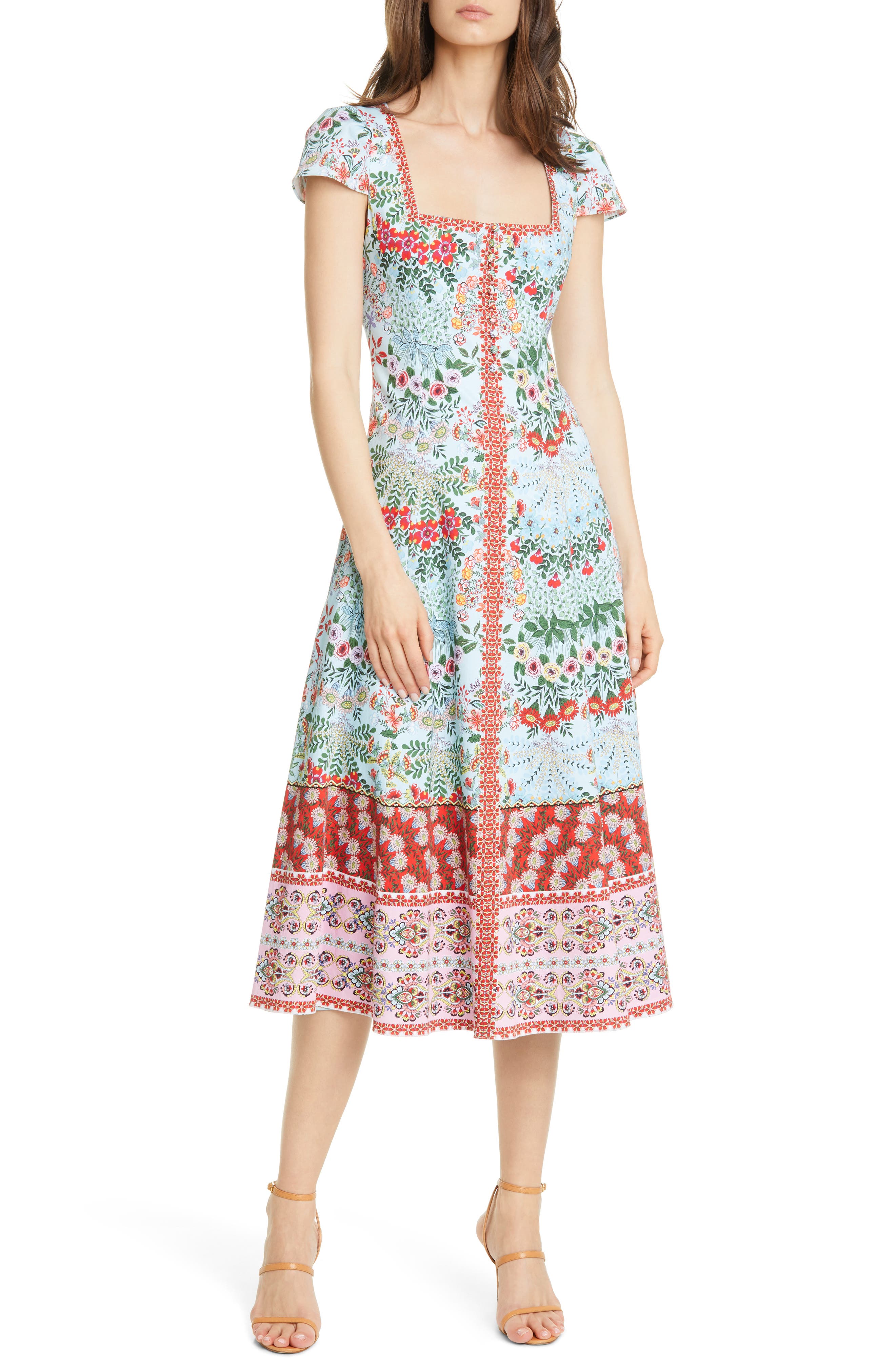 alice and olivia midi dress