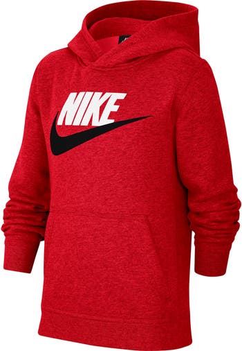 Nike sportswear club fleece best sale university red