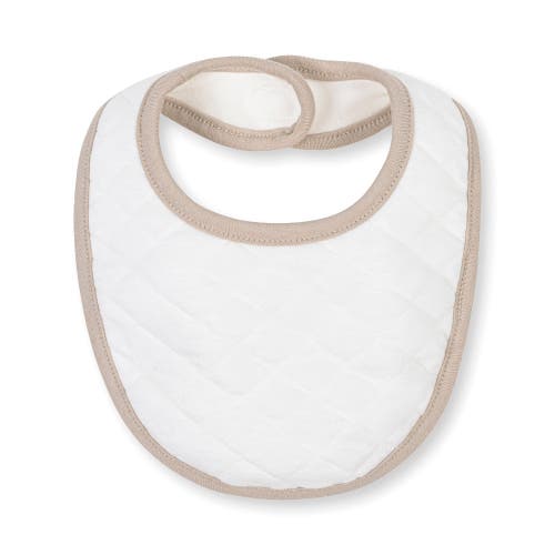 Shop Hope & Henry Baby 3-piece Knit Gifting Set, Infant In White With Taupe Trim Set