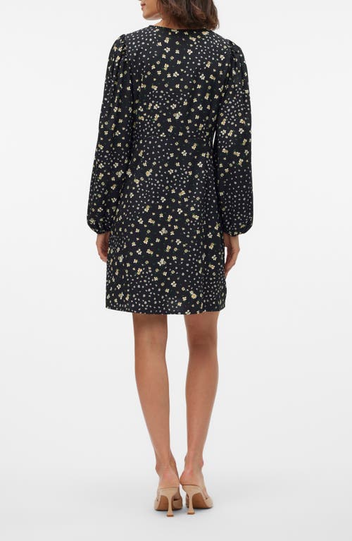 VERO MODA VERO MODA ALEA FLORAL LONG SLEEVE DRESS 