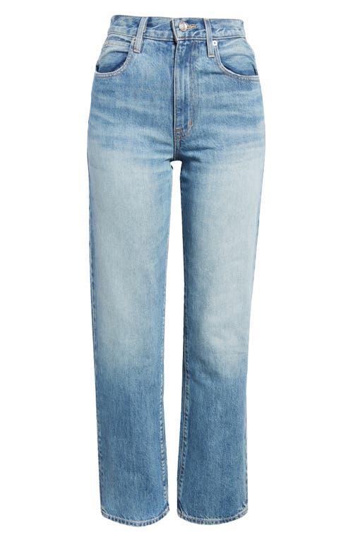 SLVRLAKE London High Waist Straight Leg Jeans in Playing With Fire