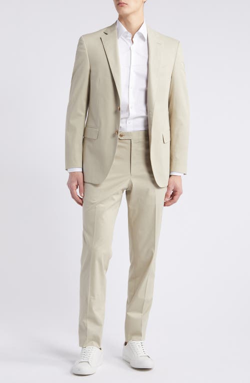 Tailored Fit Suit in Tan