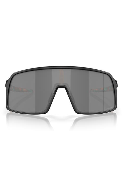 Oakley Sutro 60mm Prizm Rectangular Shield Sunglasses in Black Grey at Nordstrom