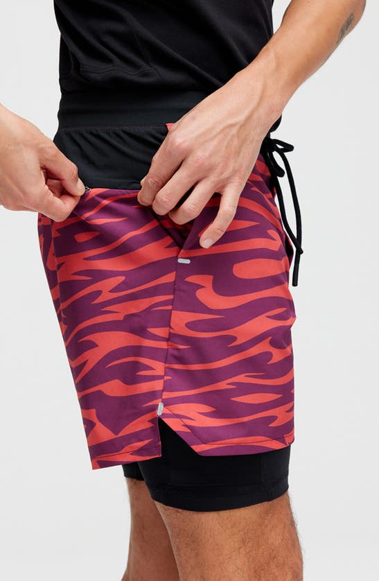 Shop Stance Flux Liner Athletic Shorts In Purple