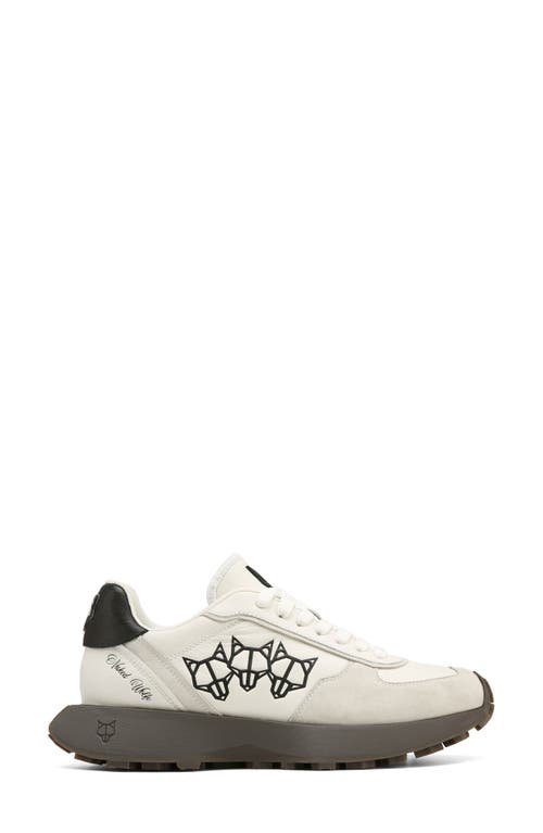 Prime Leather Sneaker in White-Leather