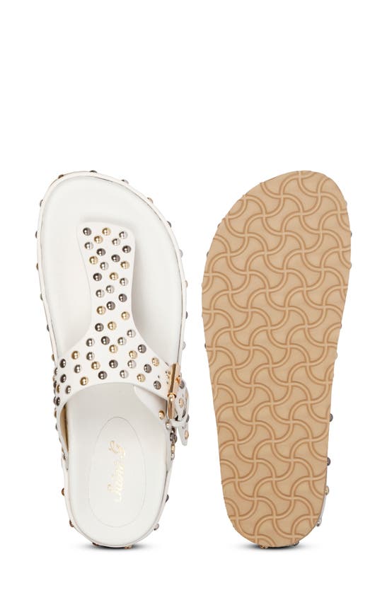 Shop Saint G Boston Slide Sandal In White
