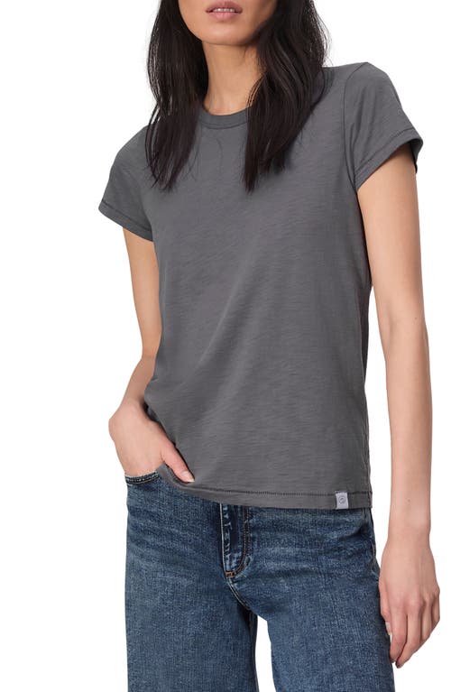 Shop Rag & Bone The Slub Organic Pima Cotton T-shirt In Wshdslate