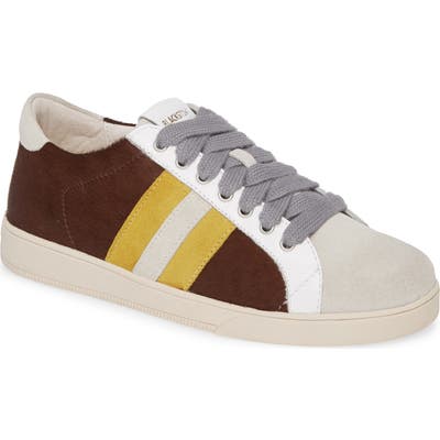 Blackstone Sl89 Genuine Calf Hair Sneaker, Burgundy