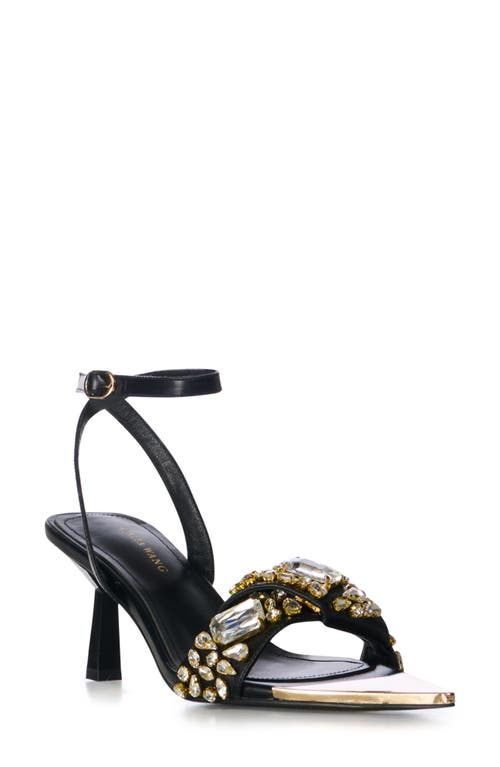 AZALEA WANG Lethe Ankle Strap Sandal in Black 