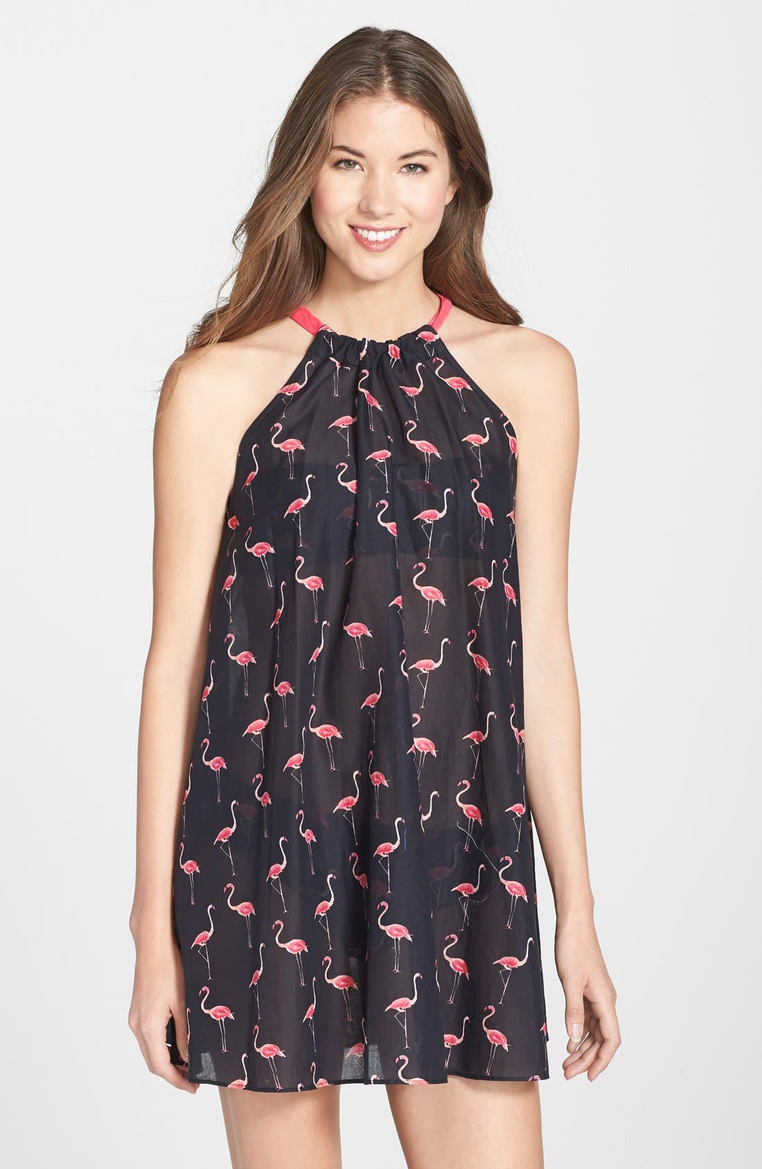 kate spade new york 'playa flamingo' print coverup dress Nordstrom