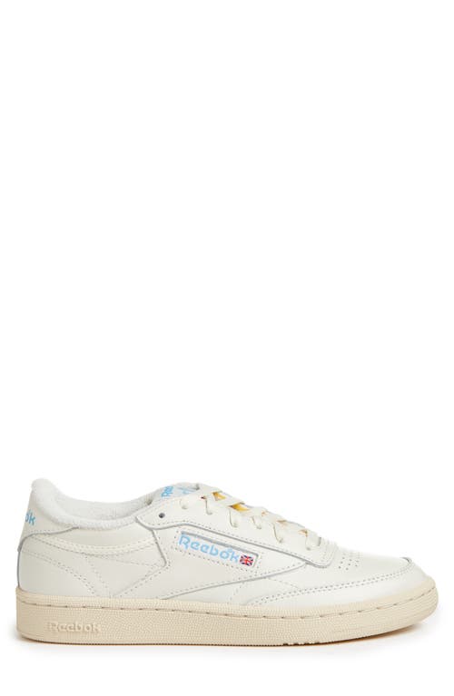 Shop Reebok Club C 85 Vintage Sneaker In Chalk/alabaster/sky Blue