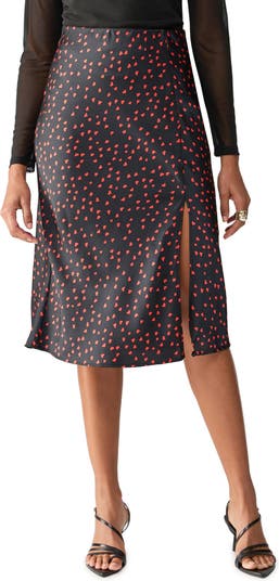 Satin discount hearts skirt