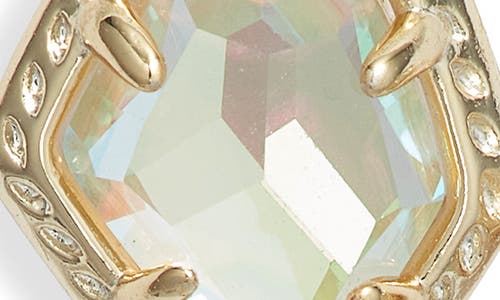 Kendra Scott Tessa Framed Stud Earrings In Gold/dichroic Glass