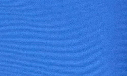 Endless Rose Strapless Sweetheart Neck Knit Dress In Blue