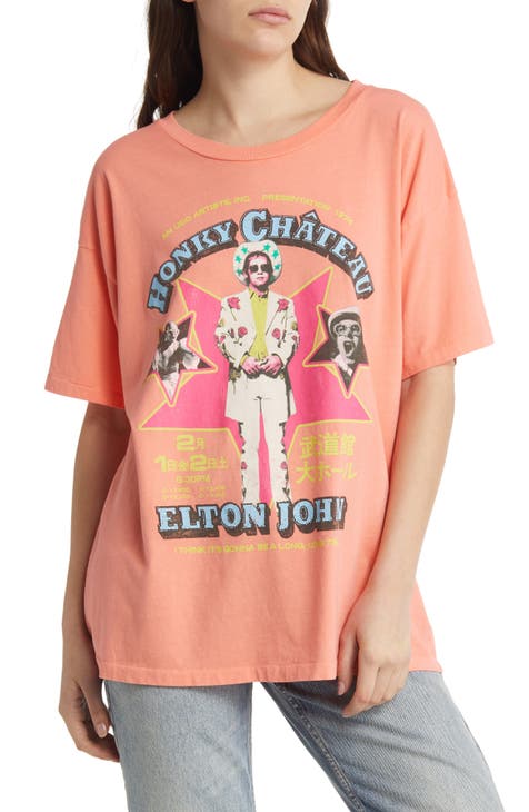 Daydreamer Led Zeppelin Swan Song Cotton Graphic Tee In Vintage White At  Nordstrom Rack