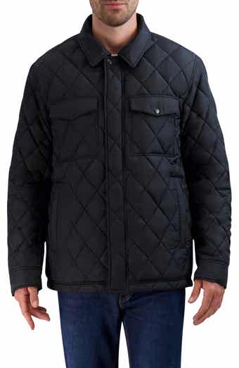 Cole Haan Signature Mixed Media Quilted Jacket | Nordstrom