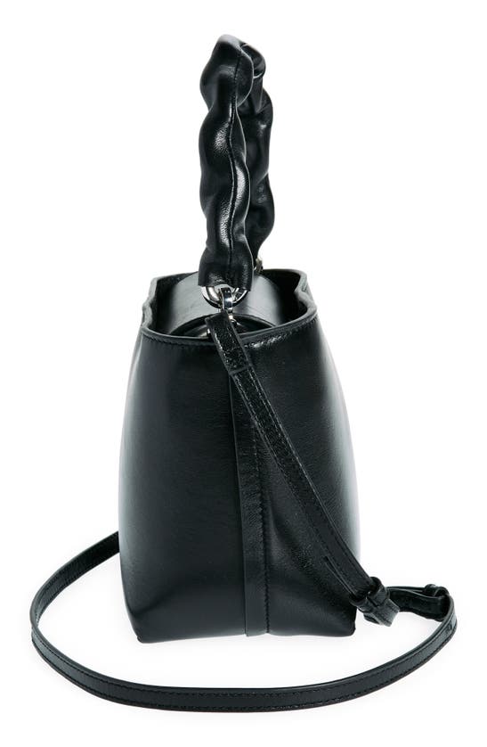 Shop Stand Studio Lauren Leather Bucket Bag In Black
