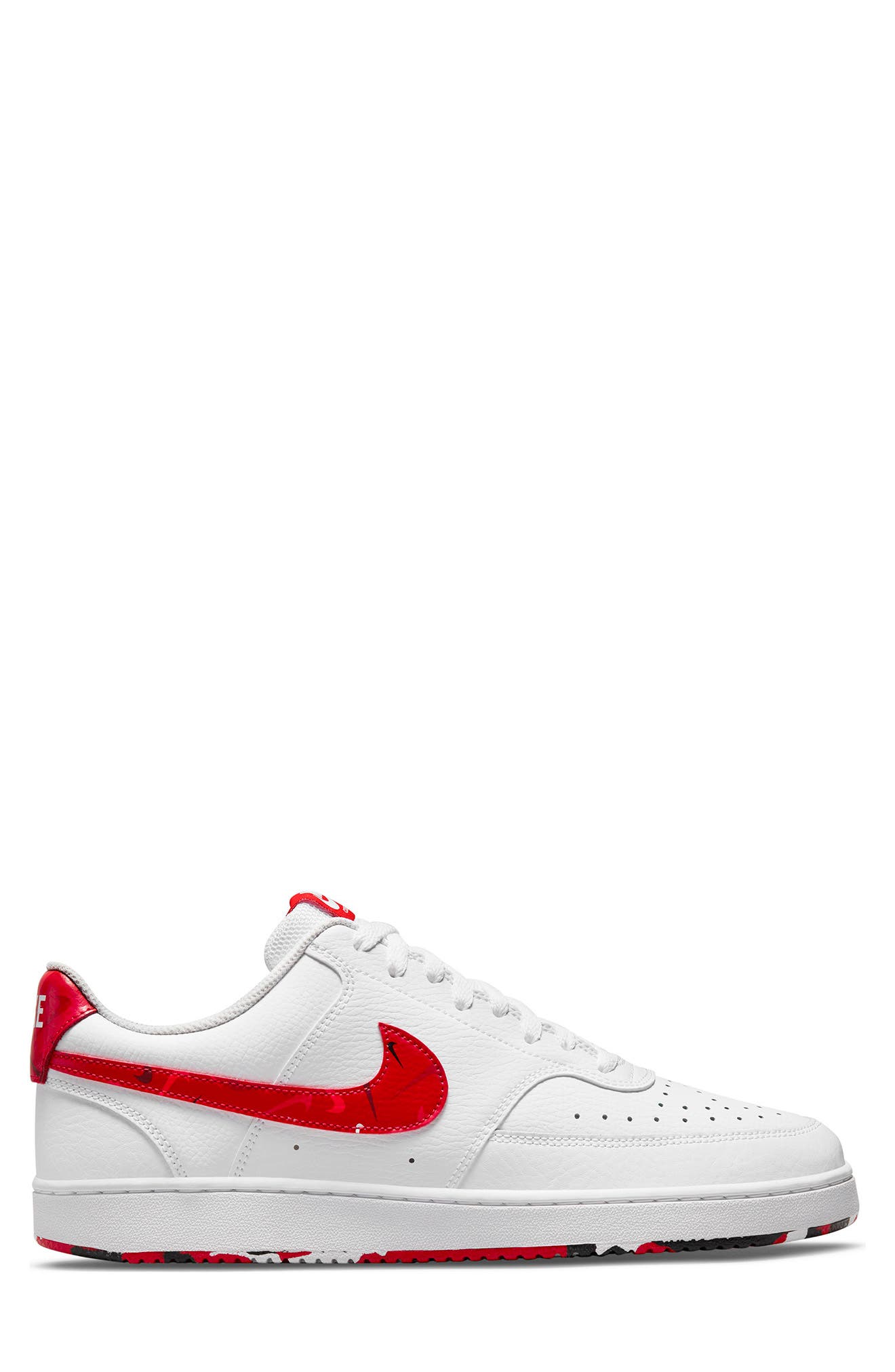 nike court vision white red