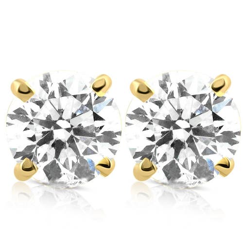 Bliss Diamond 1.50ct Lab Grown Diamond Studs 14k Yellow Gold Screw Backs In 14k Yellow Gold