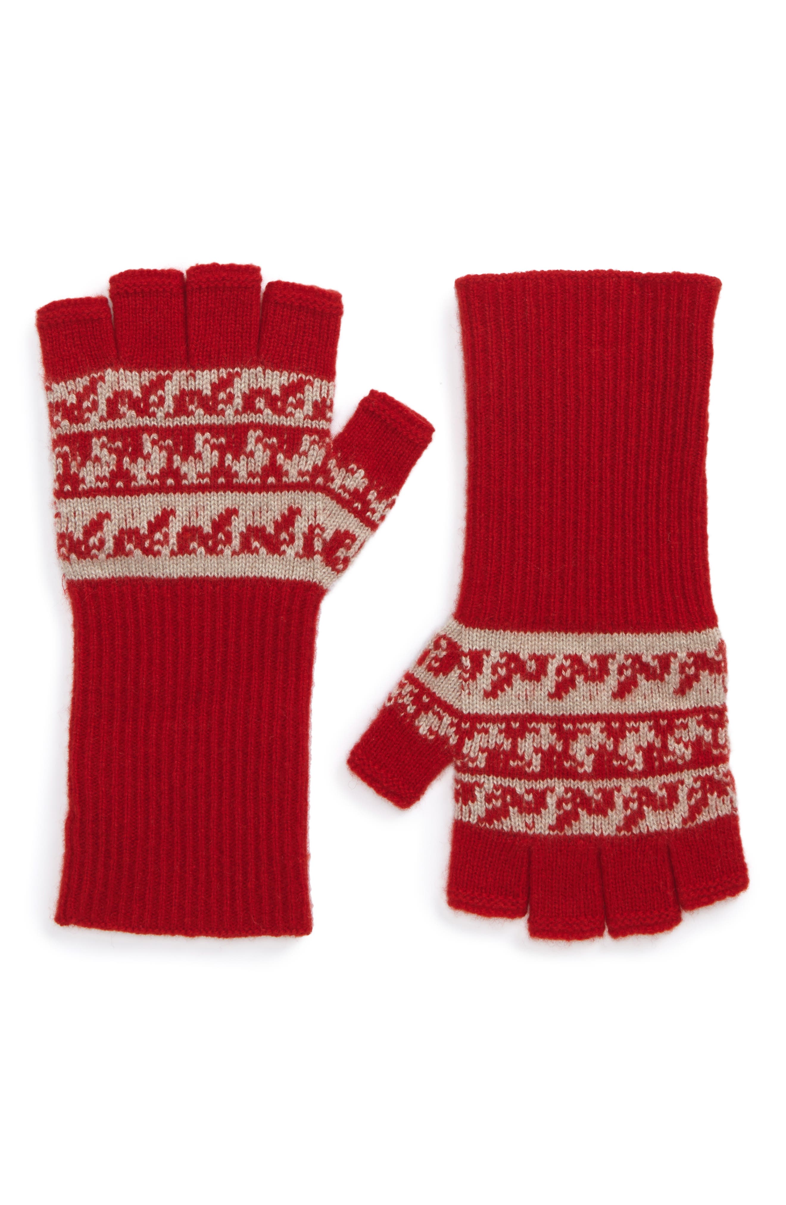 burberry gloves mens red