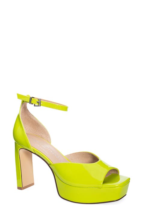 Green Block-Heel Sandals for Women | Nordstrom