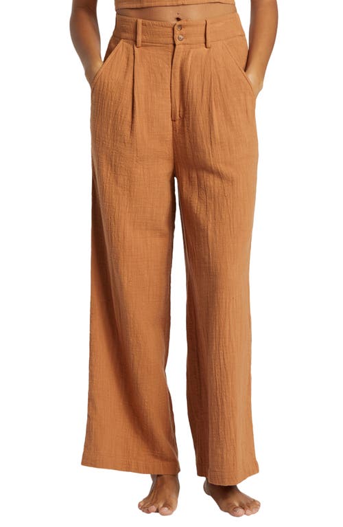 BILLABONG BILLABONG TAILOR MADE WIDE LEG COTTON PANTS 