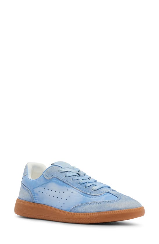 Shop Steve Madden Duo Sneaker In Blue Distressed