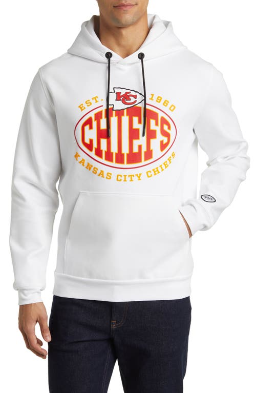 Shop Hugo Boss Boss X Nfl Touchback Graphic Hoodie In Kansas City Chiefs White