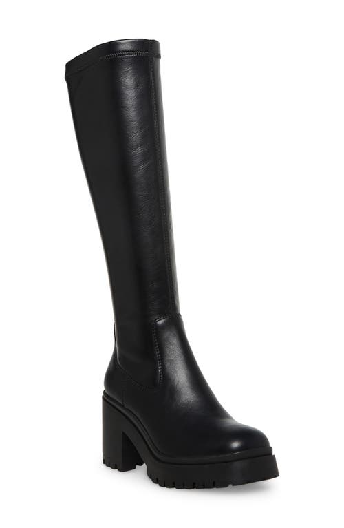 Blondo Rouse Waterproof Knee High Boot in Black Stretch