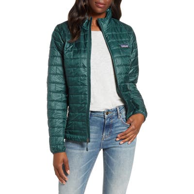 Patagonia Nano Puff Water Resistant Jacket, Green