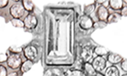 Zaxie By Stefanie Taylor Bow Chandelier Earrings In Silver
