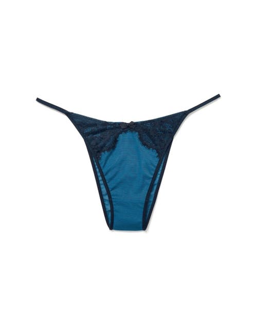 Shop Adore Me Evelyn Brazilian Panties In Dark Blue