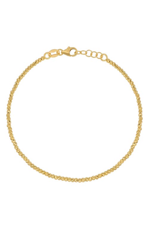 BONY LEVY BONY LEVY 14K GOLD BEADED BRACELET