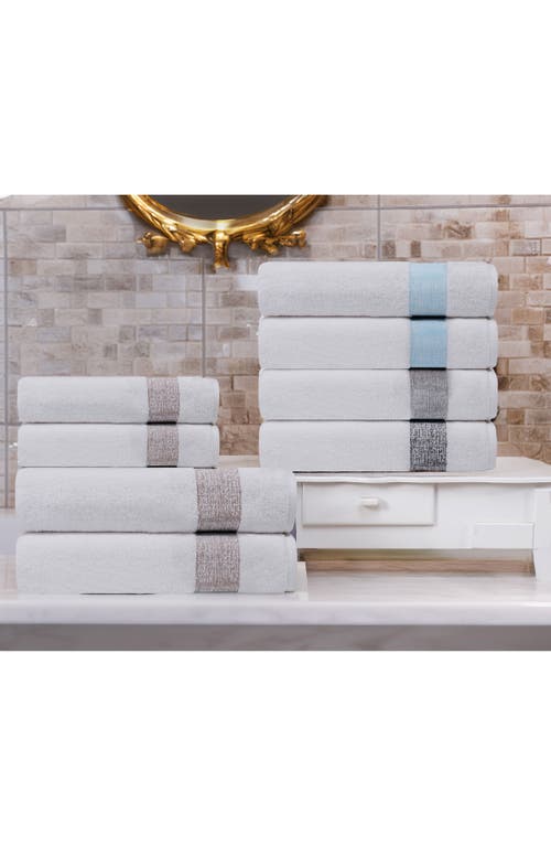 BROOKS BROTHERS DEPERA PERA 4-PIECE TURKISH COTTON TOWELS SET 