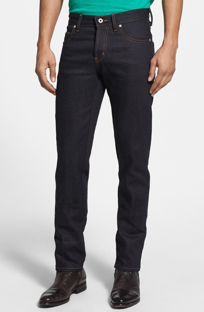Naked And Famous Denim Super Guy Skinny Fit Jeans Deep Indigo Selvedge