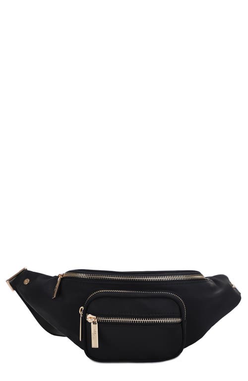 Mali + Lili Mila Nylon Belt Bag in Black at Nordstrom