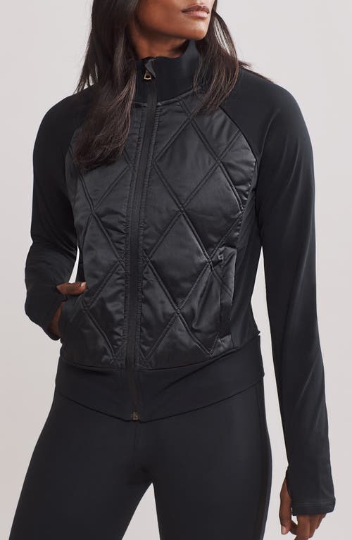 Shop Rhone Alpine Insulated Active Jacket In Black