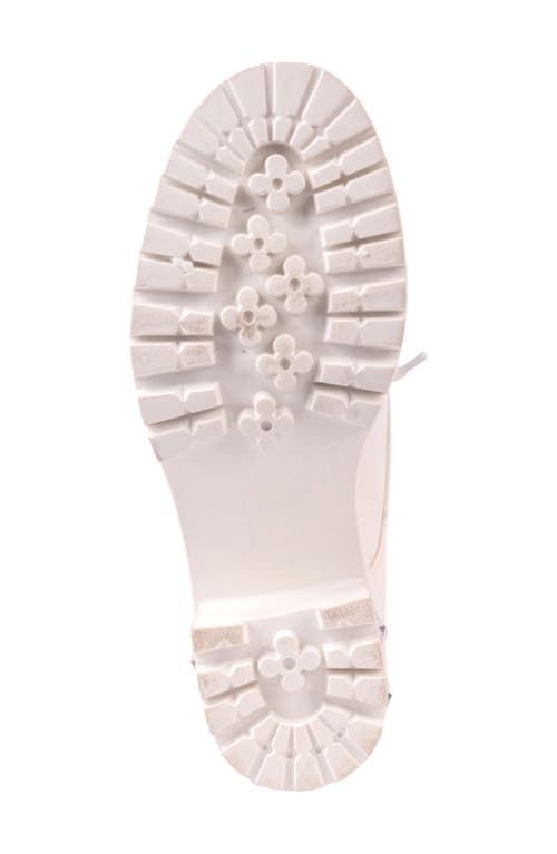 Ninety Union Thunder Lug Sole Boot In White