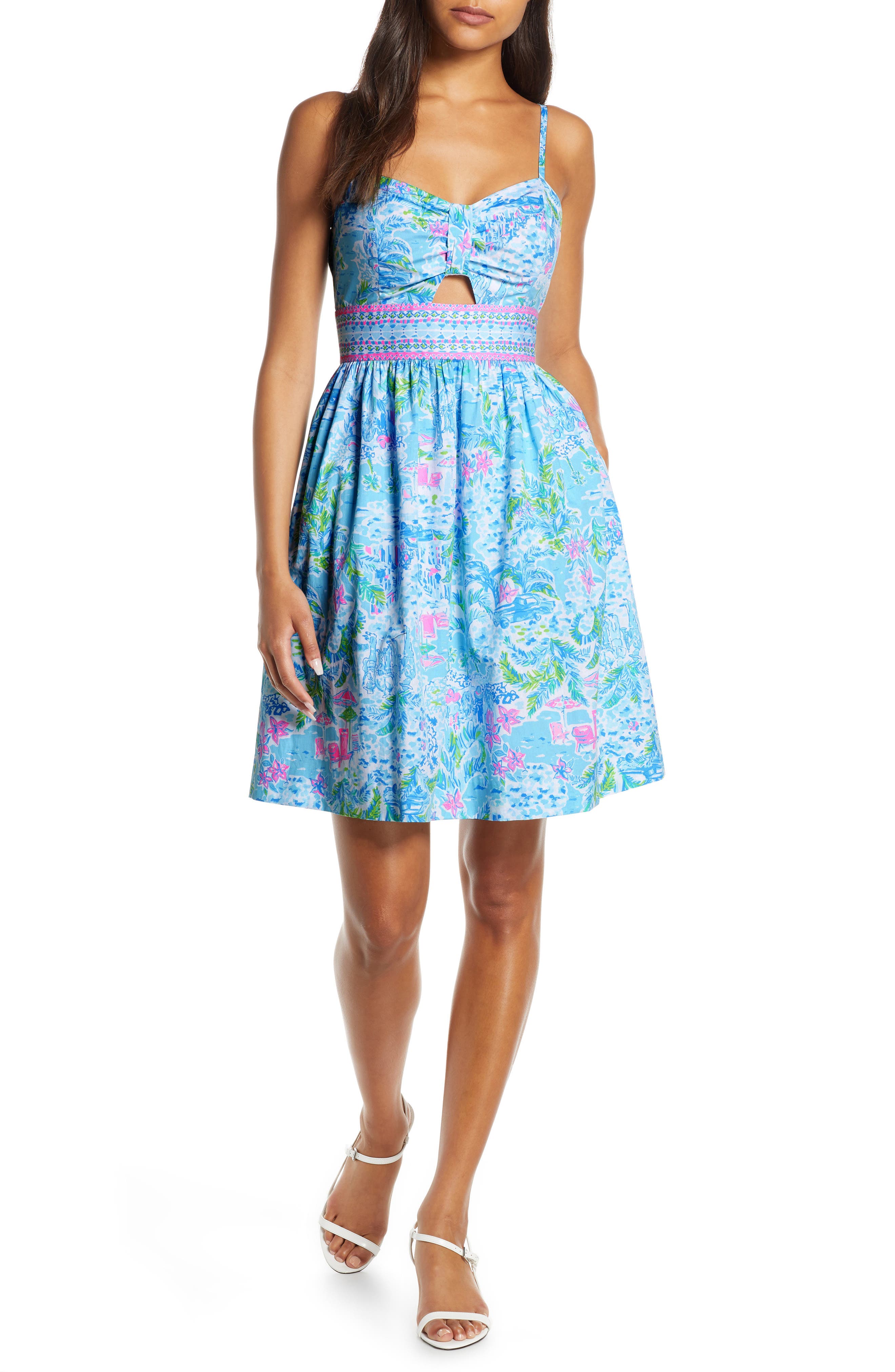 Lilly Pulitzer Katlynn Print Sundress, Blue