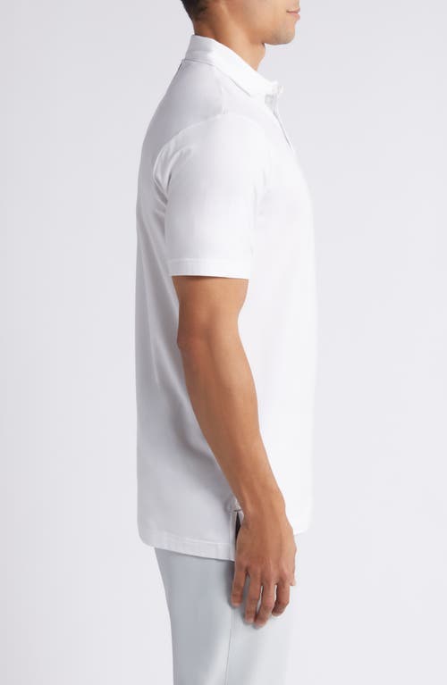 Shop Johnnie-o Linxter Cotton & Lyocell Blend Golf Polo In White