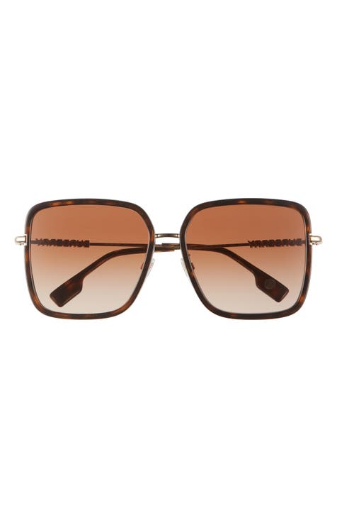 Dionne 59mm Gradient Square Sunglasses