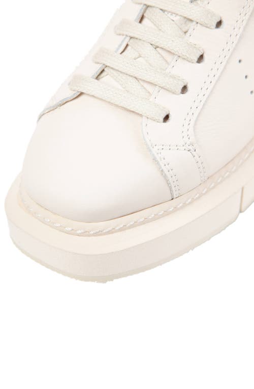 Shop Paloma Barceló Paloma Barcelo Agen Sneaker In White/gesso-salvia