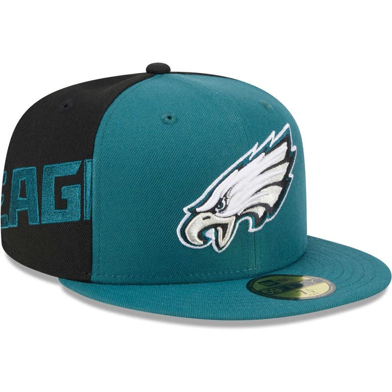 Shop New Era Midnight Green Philadelphia Eagles Gameday 59fifty Fitted Hat