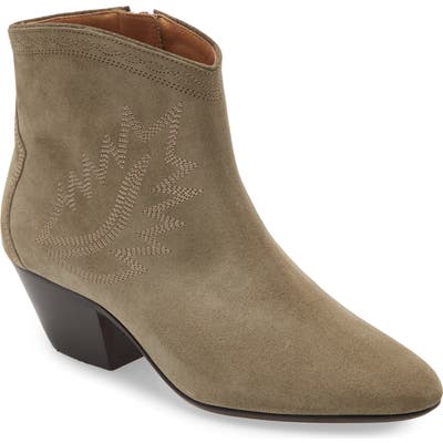 Isabel Marant Dacken Stitch Bootie, Beige