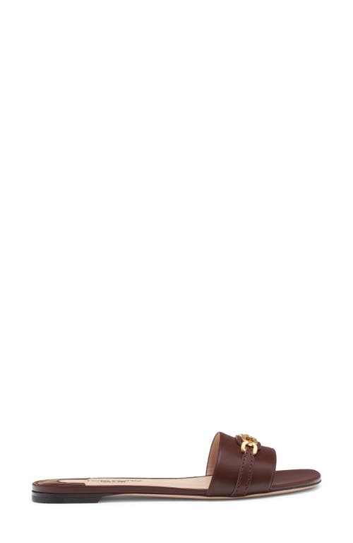 Shop Tom Ford Whitney Slide Sandal In Saddle Brown