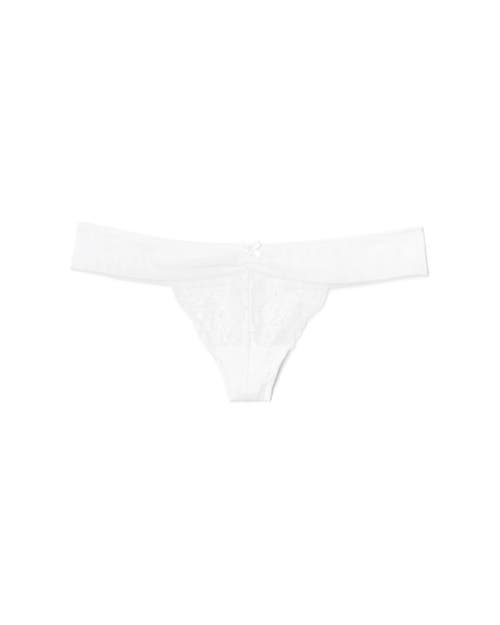 Shop Adore Me Clairabelle Thong Panties In White