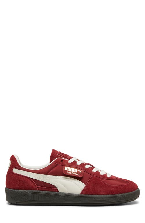 Shop Puma Palermo Og Sneaker In Intense Red-warm White