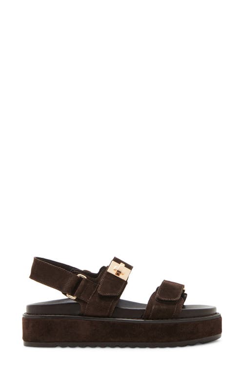 STEVE MADDEN STEVE MADDEN BIGMONA RAFFIA PLATFORM SANDAL 