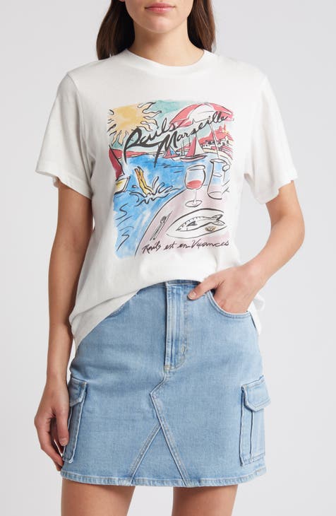 Marseilles Cotton Graphic T-Shirt